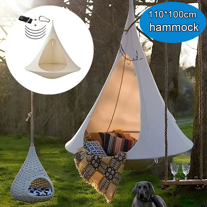 Kids Outdoor Hammock - Outdoor Waterproof hammock Double Cacoon Hanging