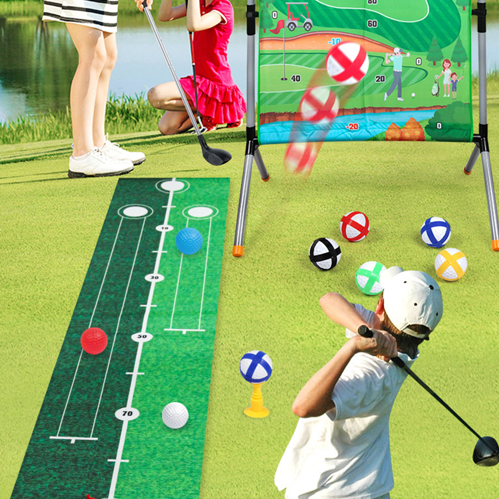 Children'S Outdoor - Children Golf Chipping Game Set Indoor