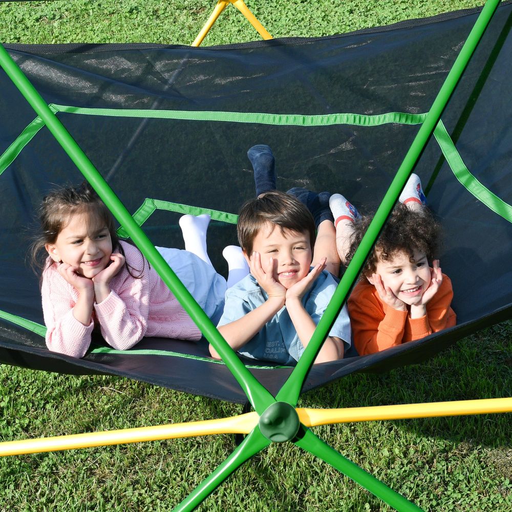 Kids Outdoor Dome Climber - 13FT Climbing Dome with Hammock, Outdoor