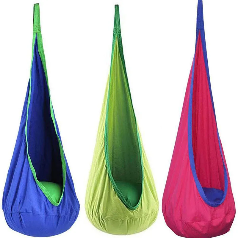 Kids Outdoor Hammock Chair - Child Hanging Hammock Chair With Inflatable