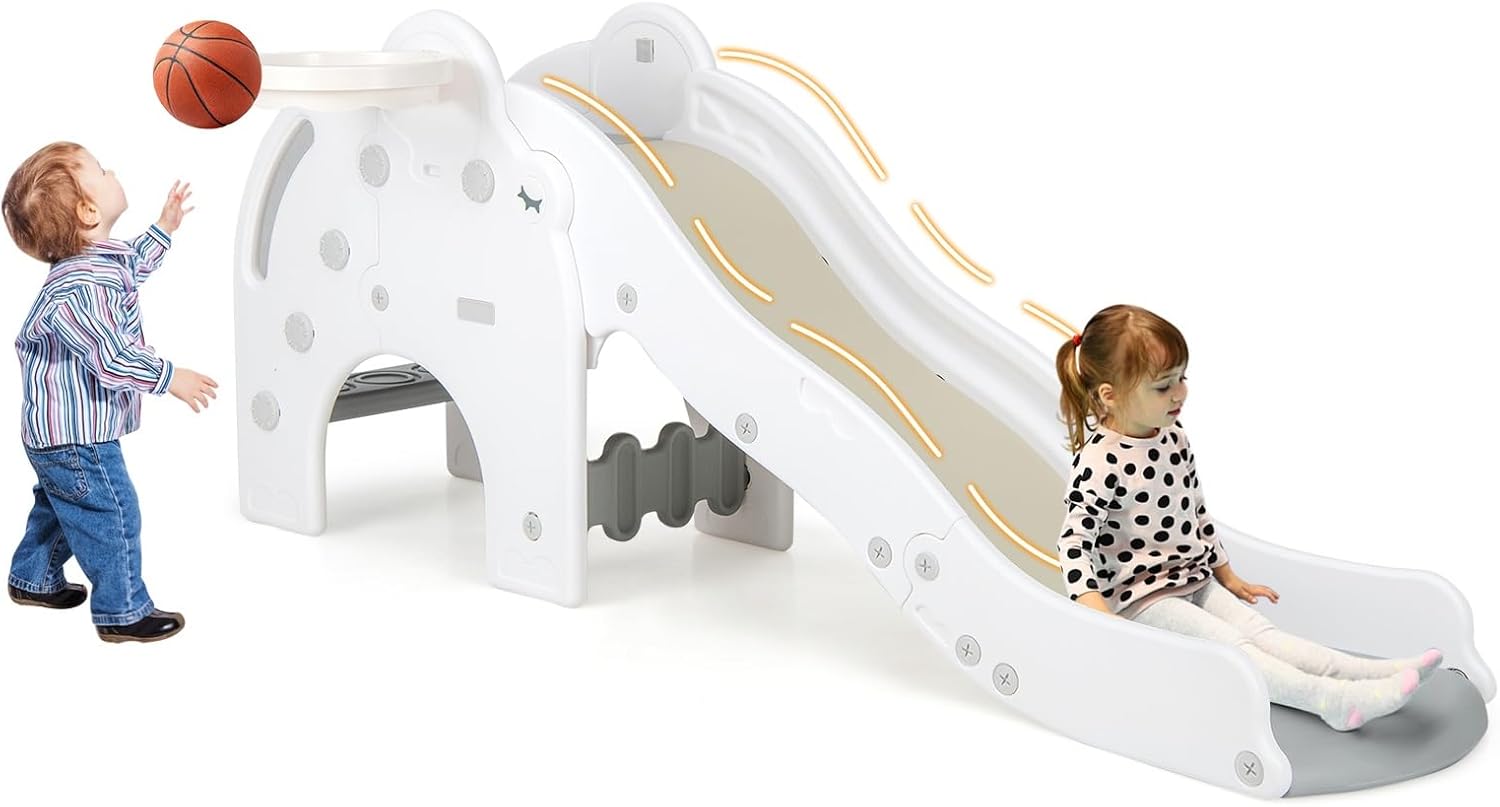 Kids Outdoor Climbing - Toddler Slide, 4 in 1 Indoor