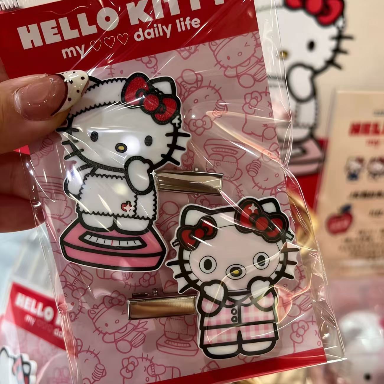 2Pcs Hello Kitty Acrylic Hair  - Kids Outdoor Outfit recension och pris
