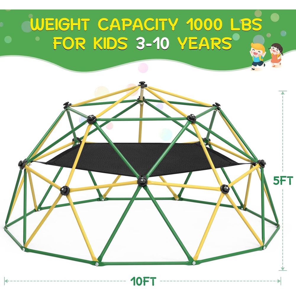 GIKPAL ClimDome, 10T Dome Clim - Kids Outdoor Dome Climber recension och pris
