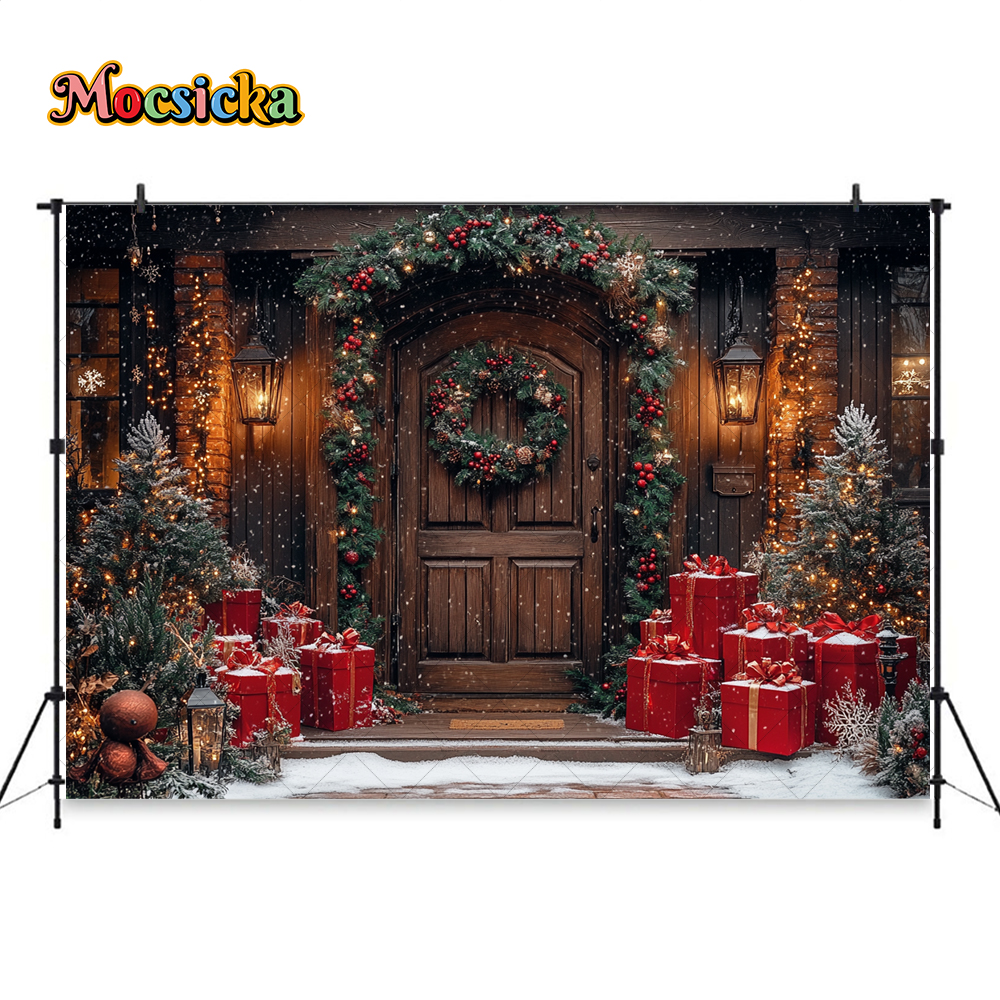 Brown Wooden Door Background F - Kids Outdoor Xmas Gifts recension och pris