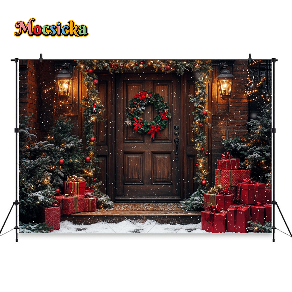 Brown Wooden Door Background F - Kids Outdoor Xmas Gifts recension och pris
