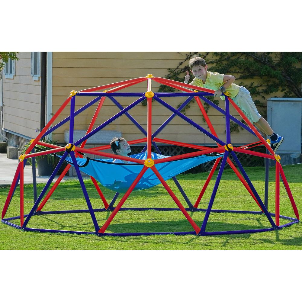 10FT Climbing Dome with Hammoc - Kids Outdoor Dome Climber recension och pris