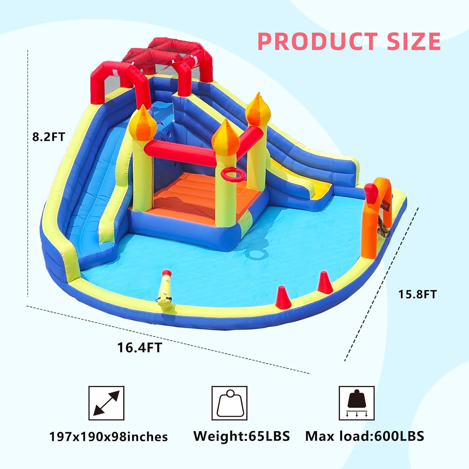 Kids Jumping Castle with Two L - Kids Outdoor Fun recension och pris