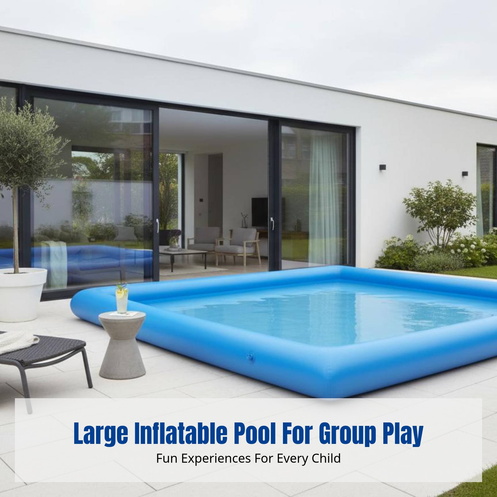 Heavy-Duty Inflatable Pool, Ki - Kids Outdoor Area recension och pris