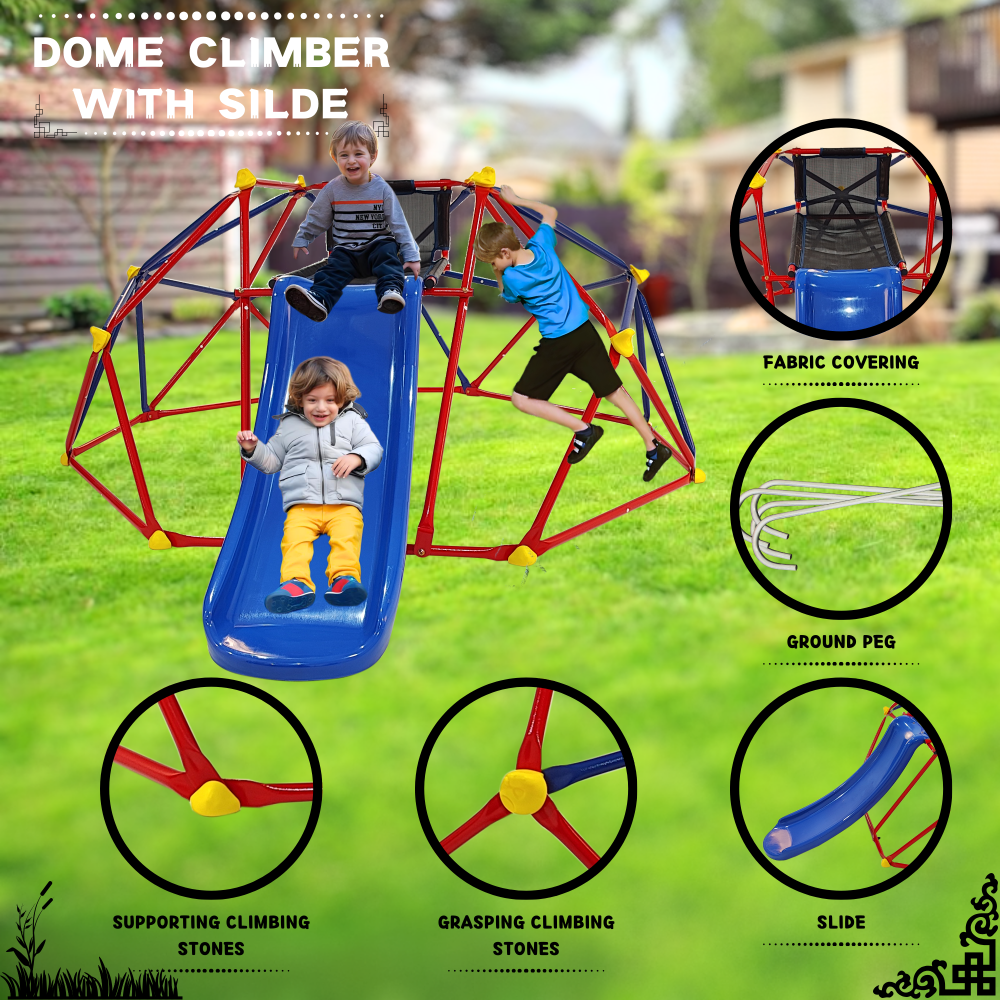 XCF007 Outdoor Dome Climber wi - Kids Outdoor Dome Climber recension och pris