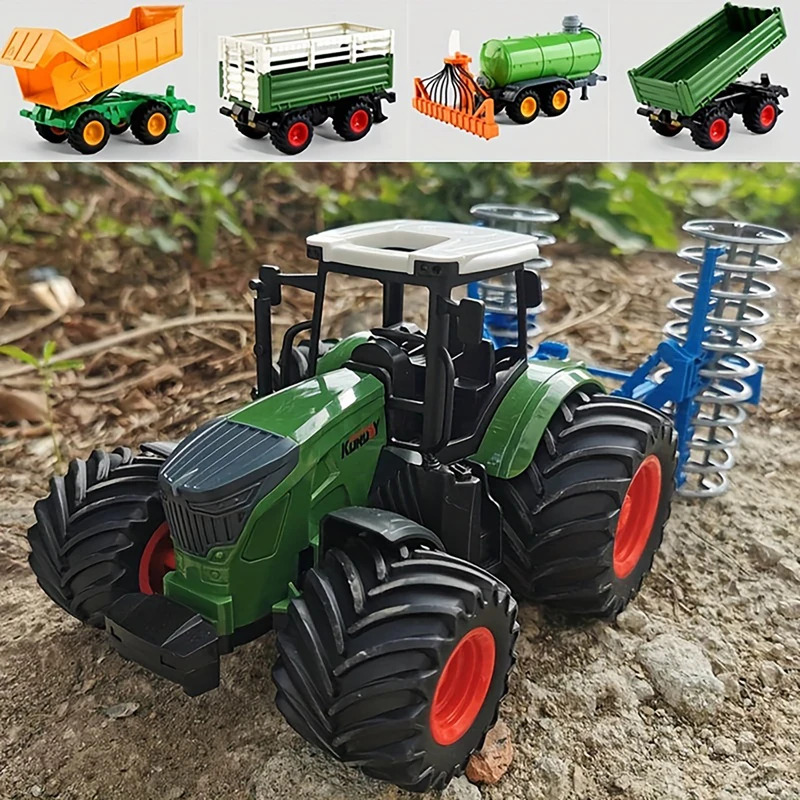 1:24 Inertial Farm Tractor wit - Kids Outdoor Fun recension och pris