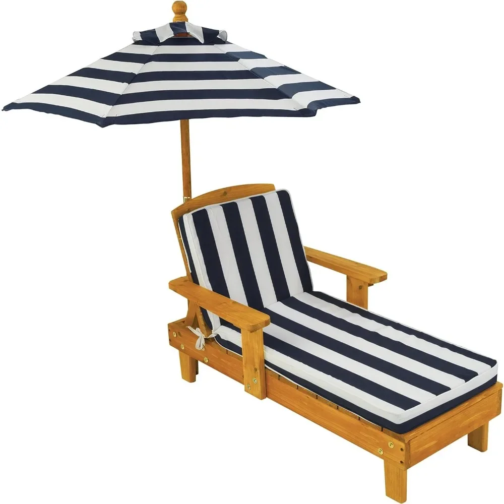 t Outdoor Wooden Chaise Lounge - Kids Outdoor Lounge Chair With Umbrella recension och pris