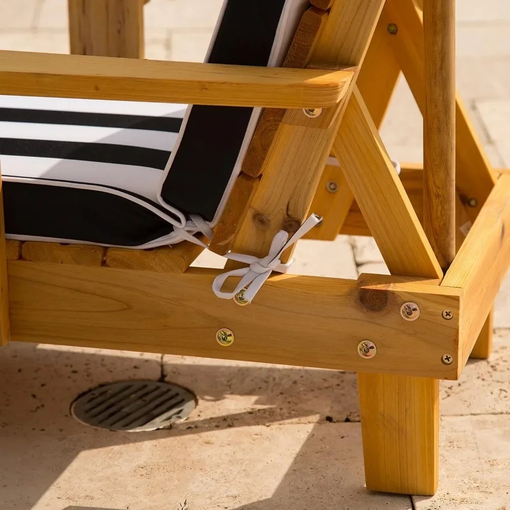 t Outdoor Wooden Chaise Lounge - Kids Outdoor Lounge Chair With Umbrella recension och pris