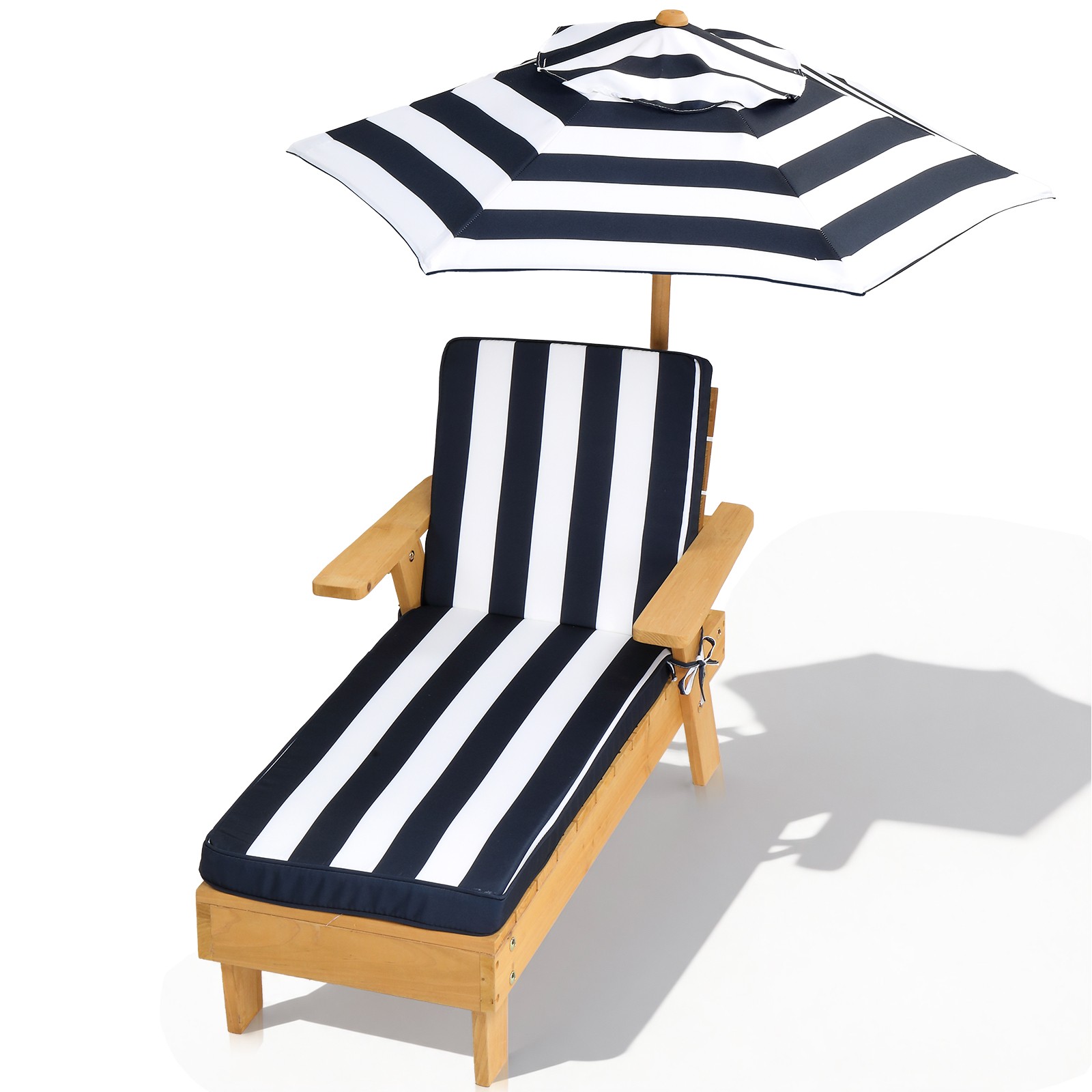Kids Chaise Lounge Patio Loung - Kids Outdoor Lounge Chair With Umbrella recension och pris