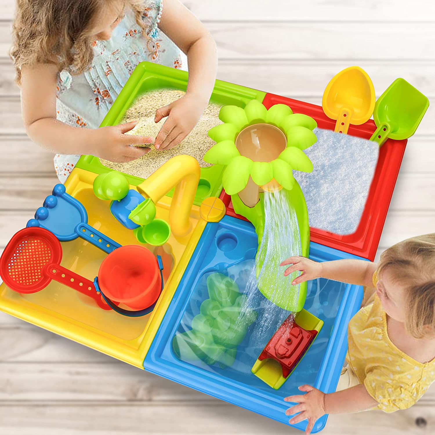 Beach Table Sand Play Toys Chi - Kids Outdoor Outfit recension och pris
