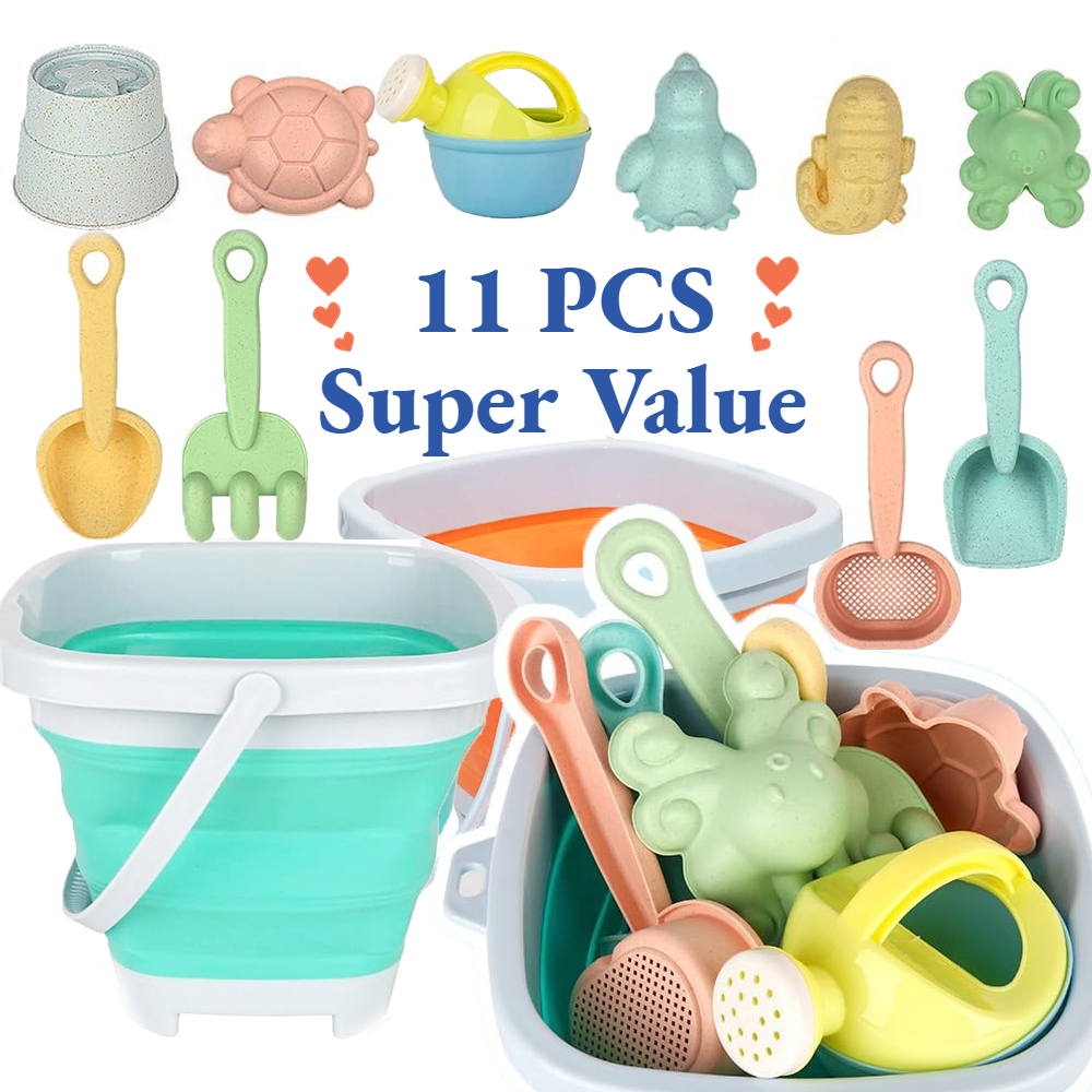 11Pcs Beach Toys Set Gift Pack - Kids Outdoor Outfit recension och pris