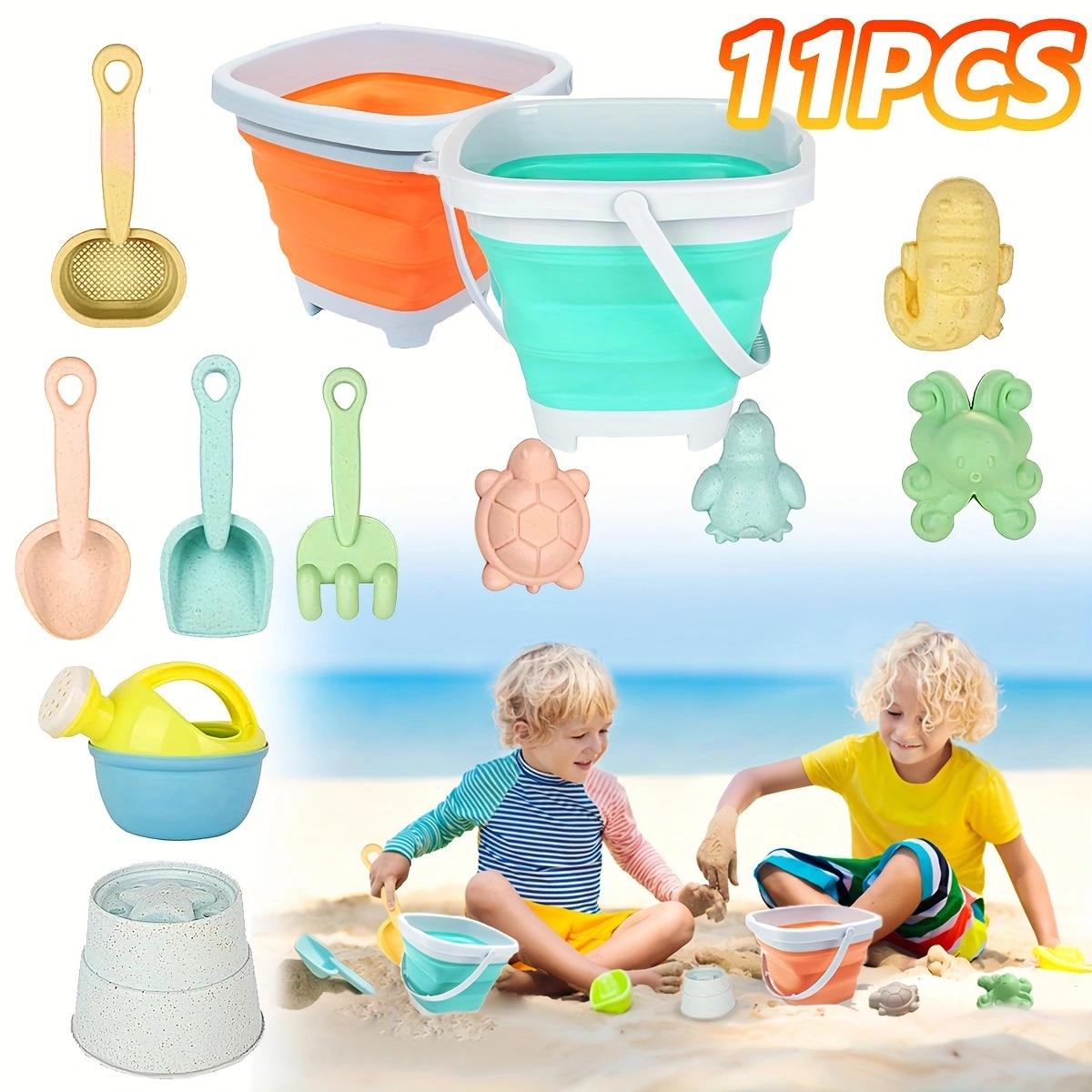 11Pcs Beach Toys Set Gift Pack - Kids Outdoor Outfit recension och pris