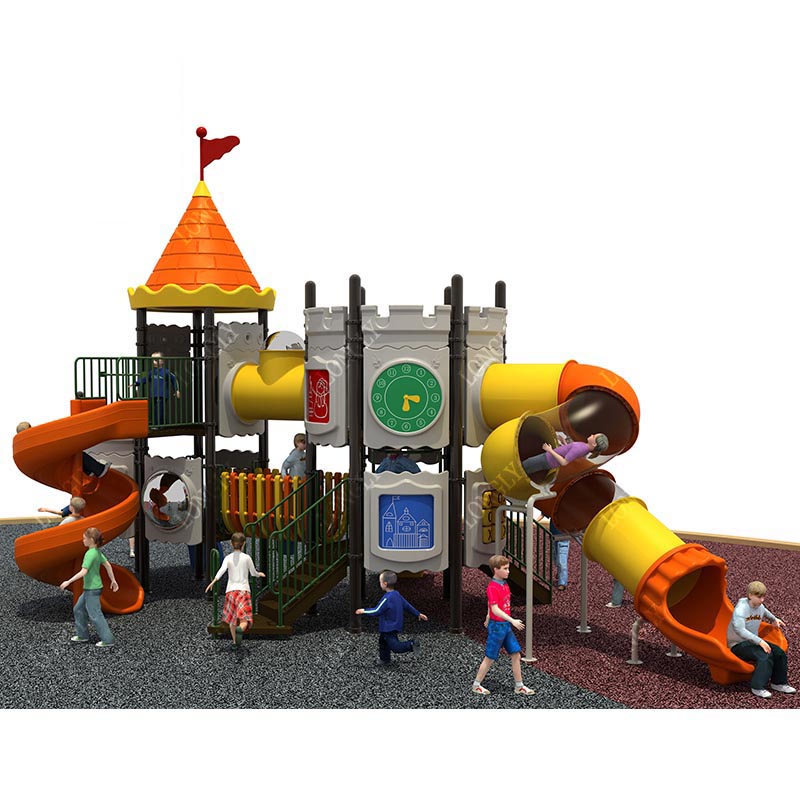 Castle Style Kids Slide for Ou - Kids Outdoor Area recension och pris