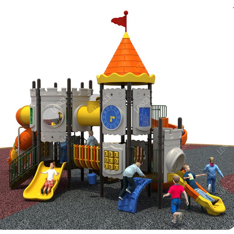 Castle Style Kids Slide for Ou - Kids Outdoor Area recension och pris