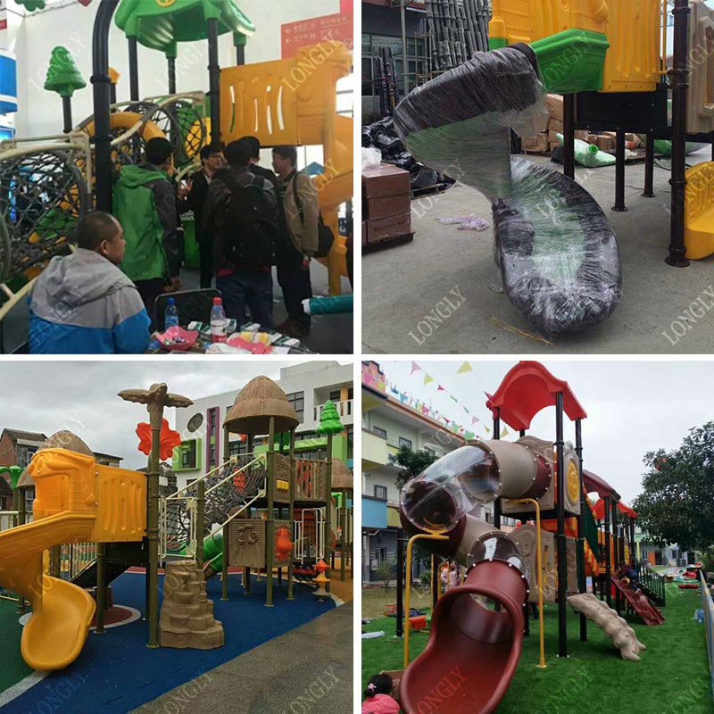 Castle Style Kids Slide for Ou - Kids Outdoor Area recension och pris