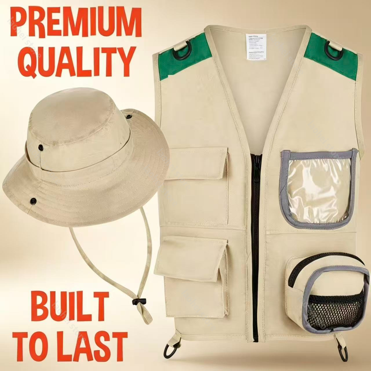 Kids Explorer Vest and Hat Cos - Kids Outdoor Play recension och pris