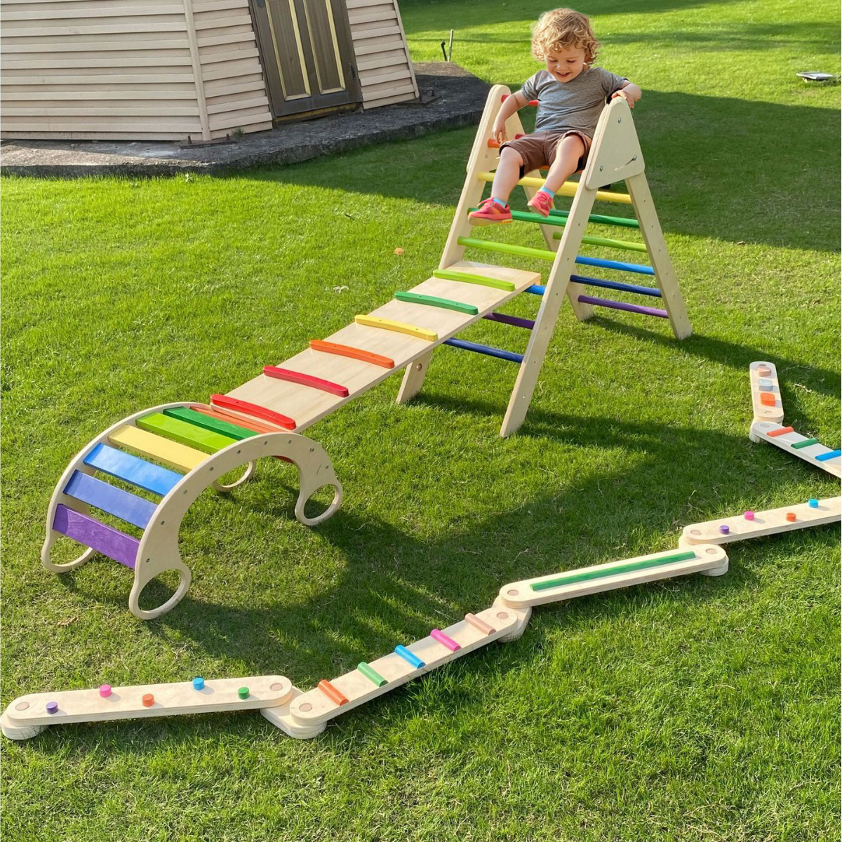Customizable Eco-Friendly Beec - Kids Outdoor Balance Beam recension och pris