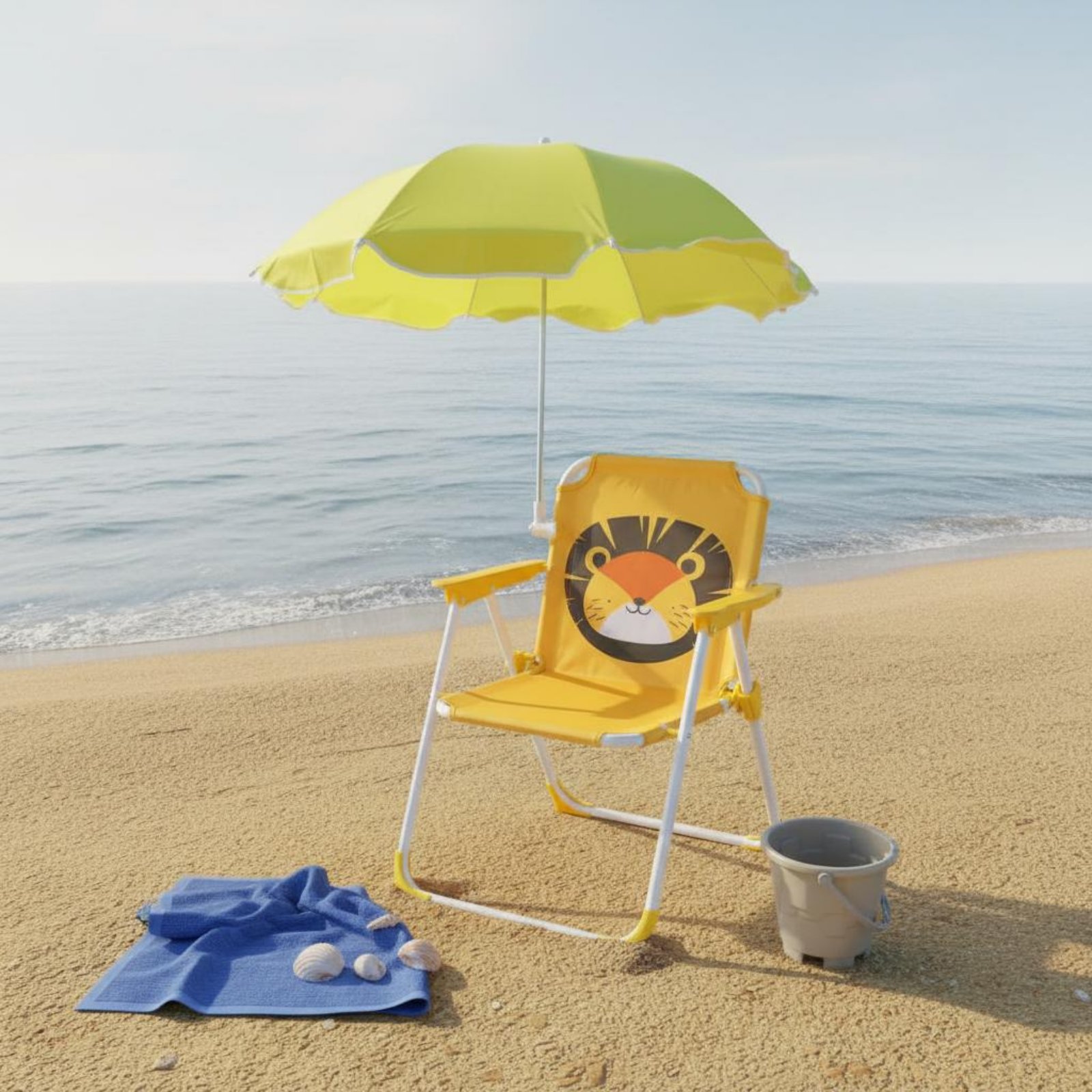 Children's Portable Chair with - Kids Outdoor Lounge Chair With Umbrella recension och pris
