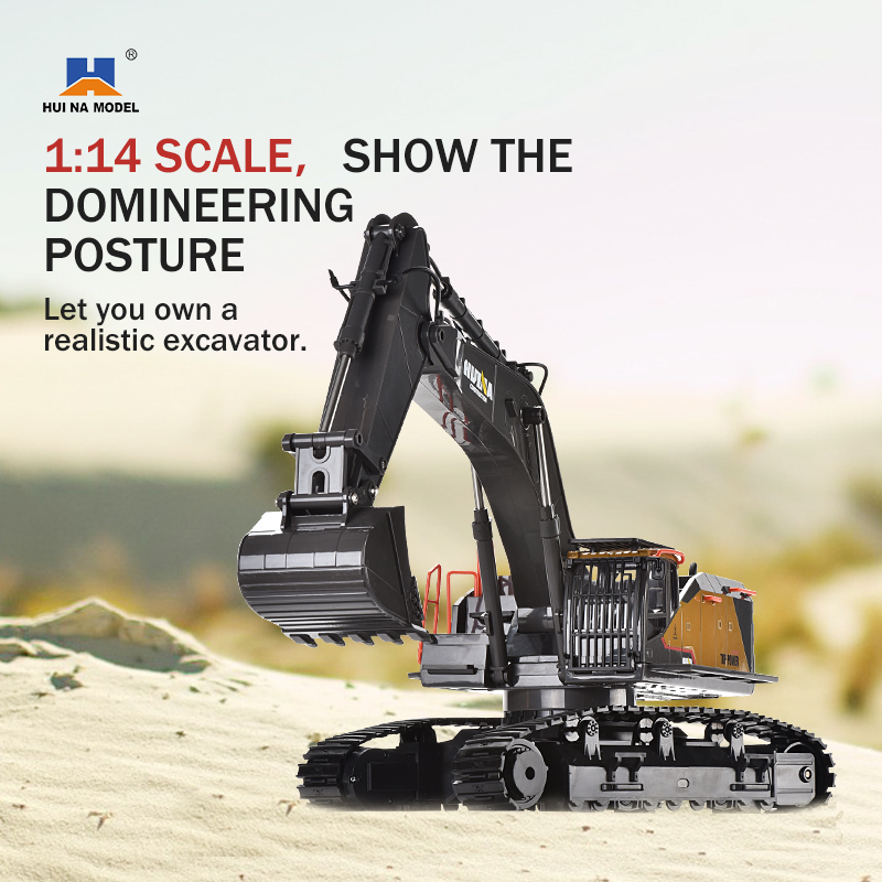 HUINA 1592 Alloy Excavator Tru - Kids Outdoor Excavator recension och pris