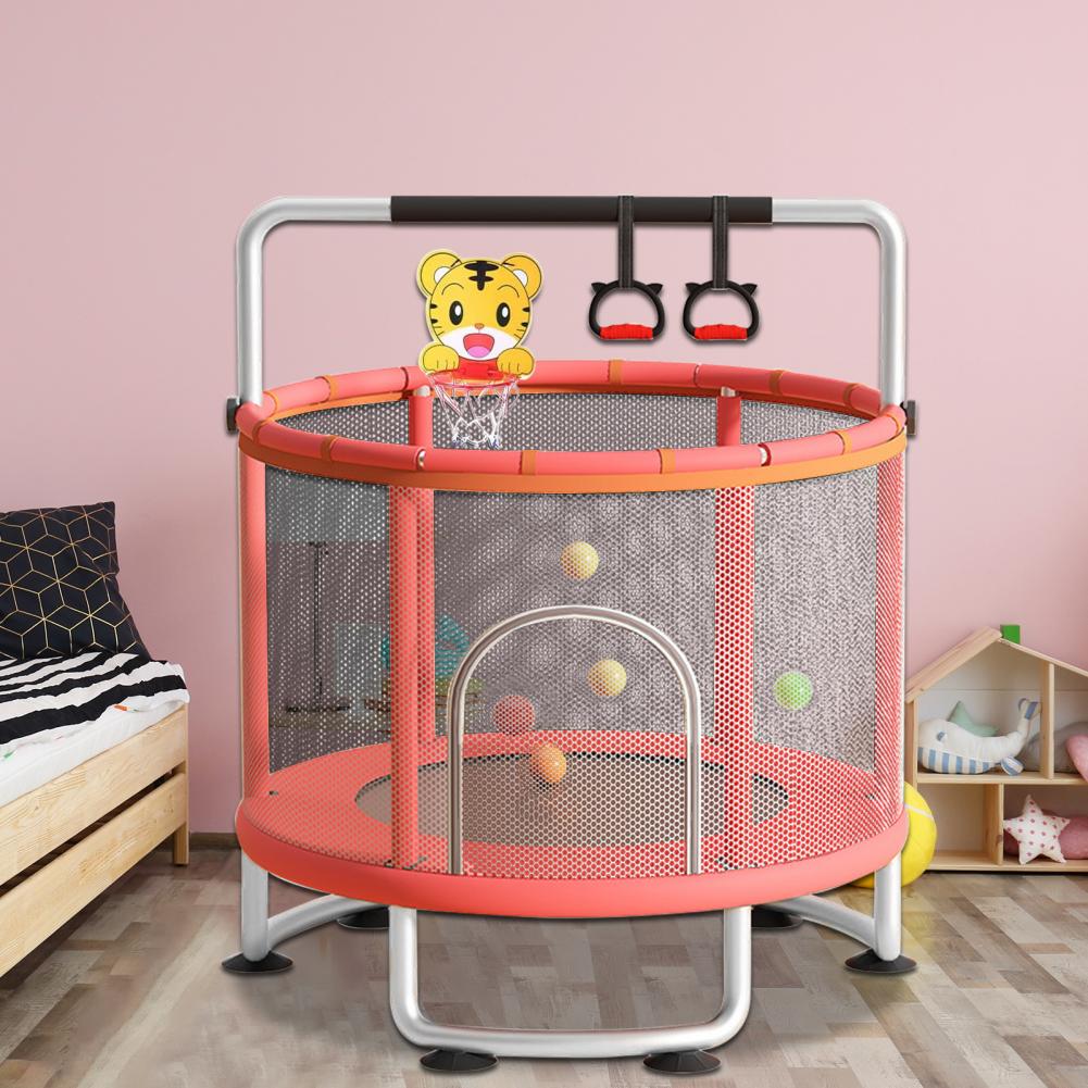 Kids Trampoline, Adjustable Ba - Kids Outdoor Basketball Hoop recension och pris