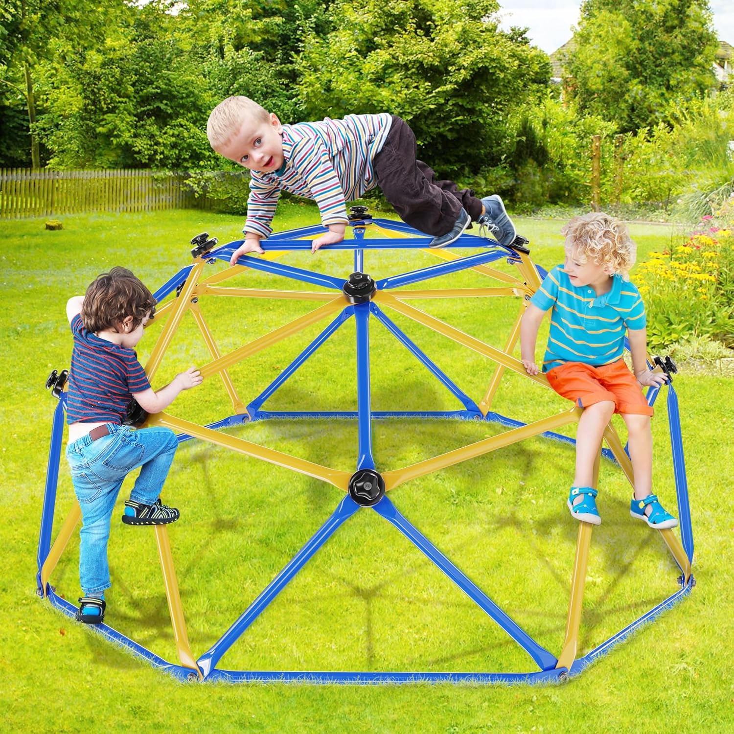 Climbing Dome, 6FT Geometric D - Kids Outdoor Dome Climber recension och pris
