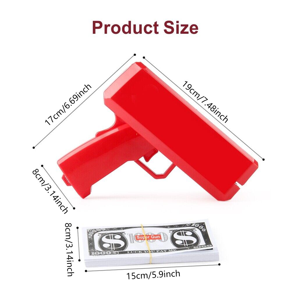 Super Money Gun Shooter 'Make  - Kids Outdoor Xmas Gifts recension och pris
