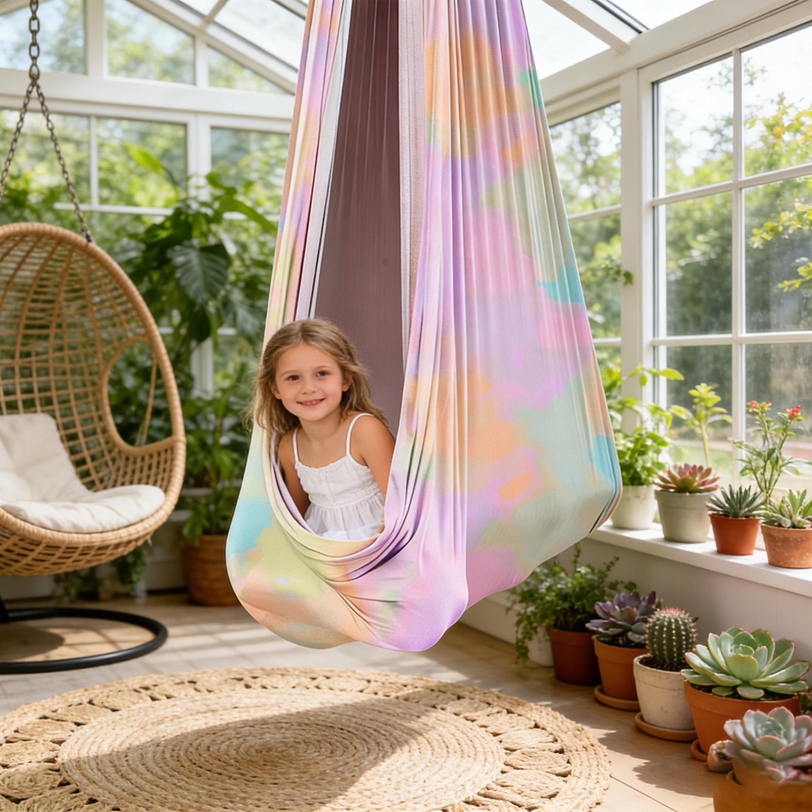 Kids Swing Strong Load-Bearing - Kids Outdoor Hammock Chair recension och pris