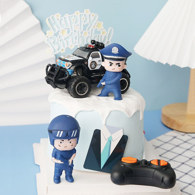 Police Cake Toppers Policewoma - Kids Outdoor Merry Go Round recension och pris