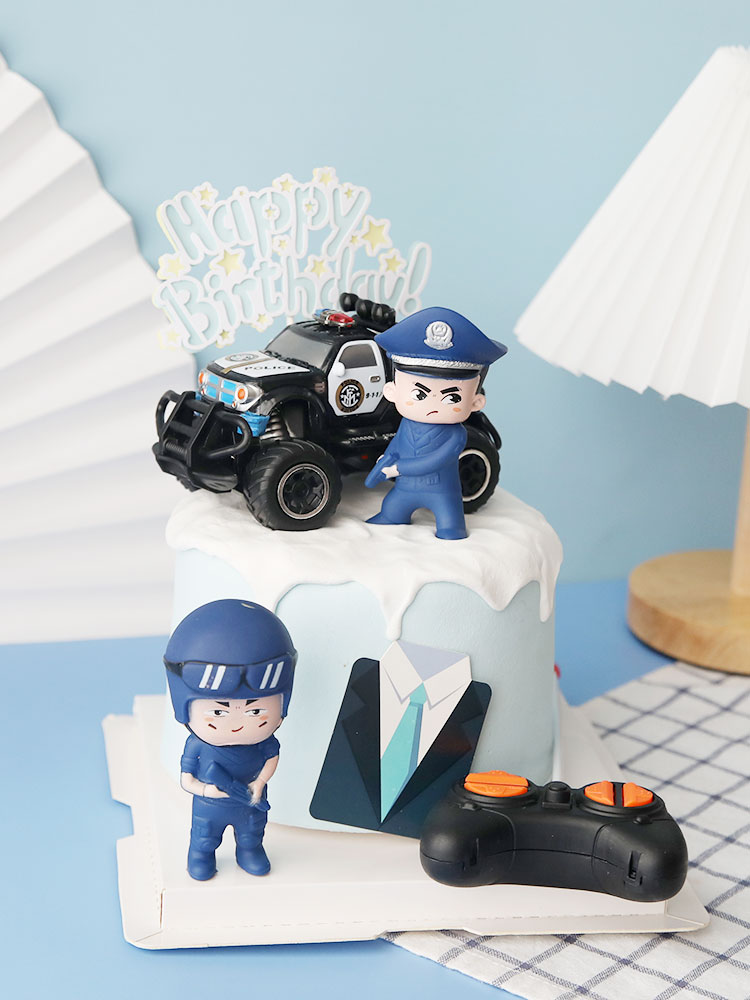 Police Cake Toppers Policewoma - Kids Outdoor Merry Go Round recension och pris