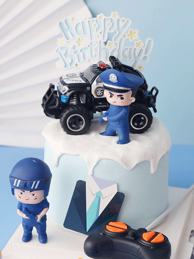 Police Cake Toppers Policewoma - Kids Outdoor Merry Go Round recension och pris