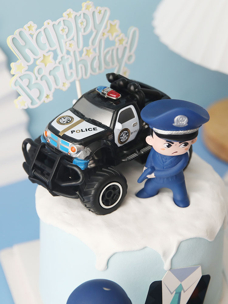 Police Cake Toppers Policewoma - Kids Outdoor Merry Go Round recension och pris