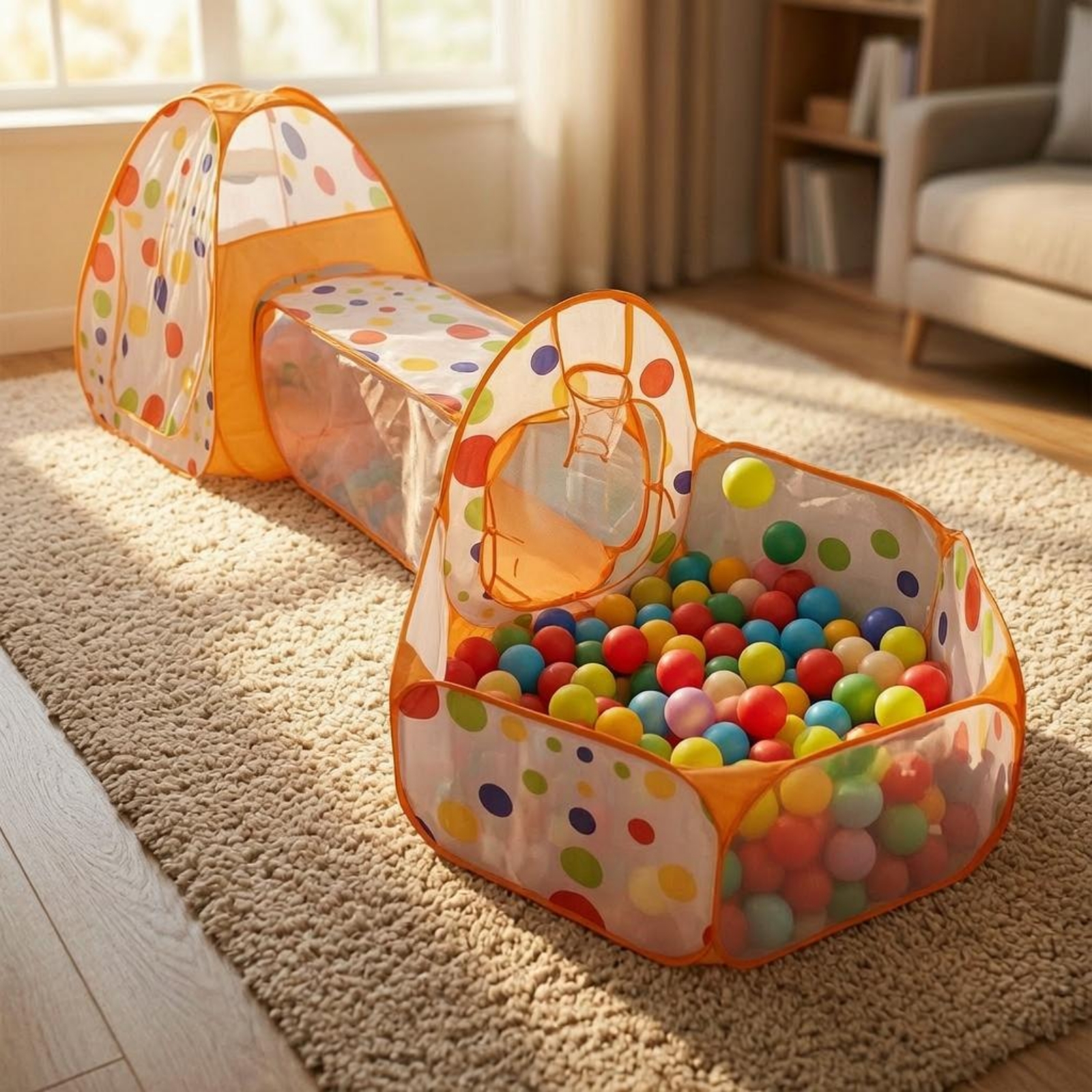 3 Pieces 3 in 1 Play Tent Set  - Kids Outdoor Play recension och pris