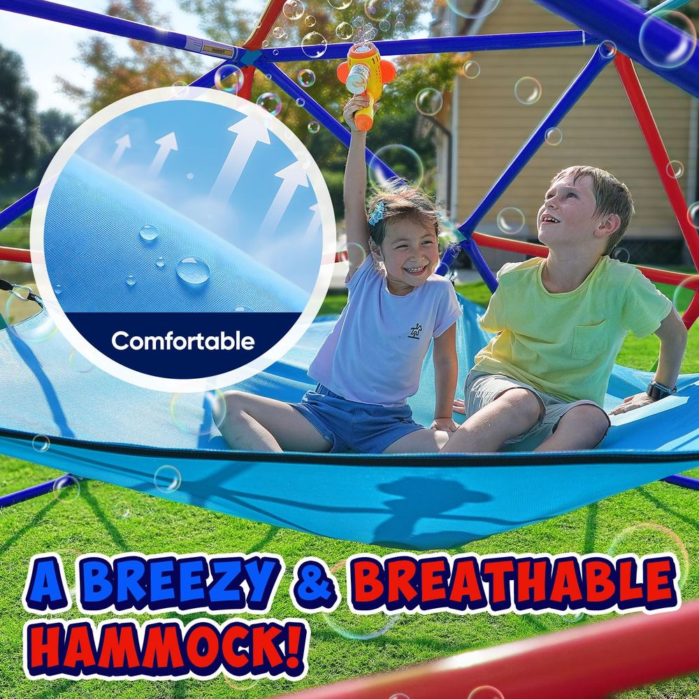 10FT Climbing Dome with Hammoc - Kids Outdoor Dome Climber recension och pris