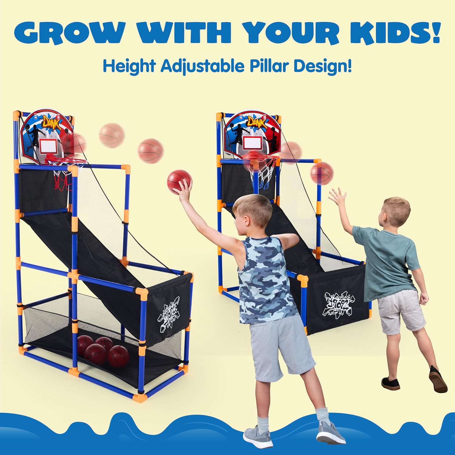 Arcade Basketball Game Set wit - Kids Outdoor Basketball Hoop recension och pris