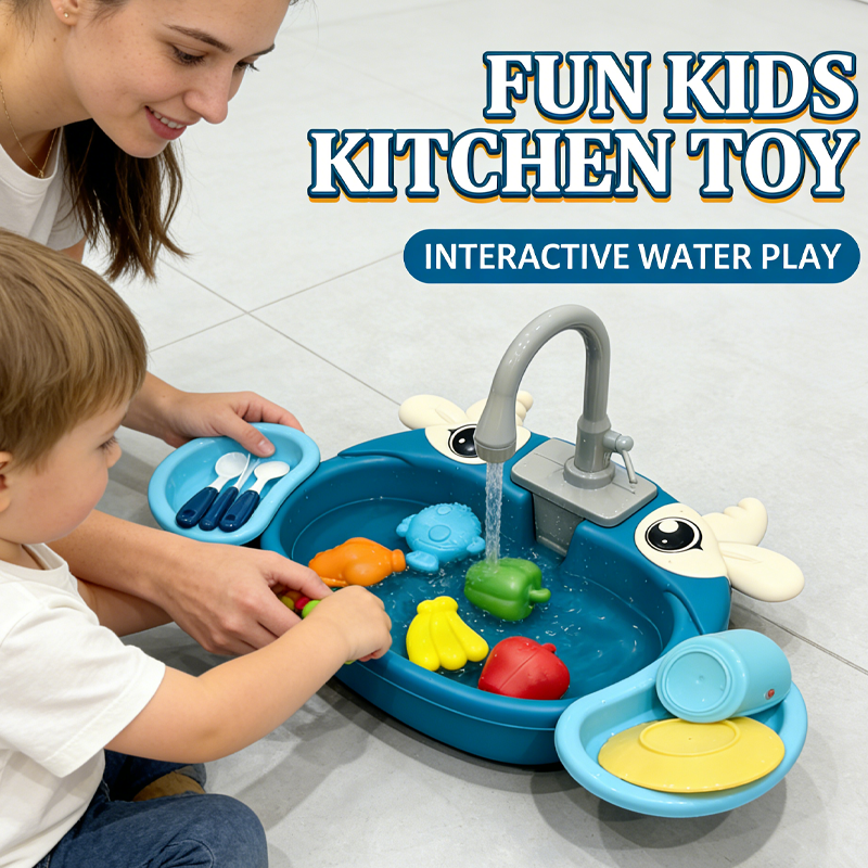 Children Play Kitchen Set with - Kids Outdoor Toys B&Q recension och pris