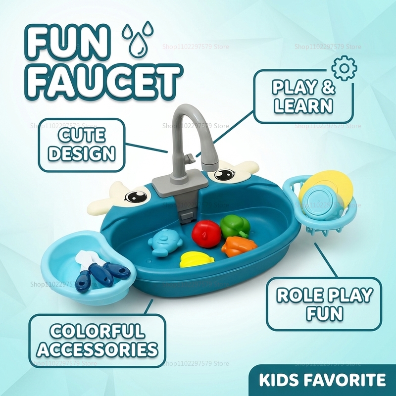 Children Play Kitchen Set with - Kids Outdoor Toys B&Q recension och pris
