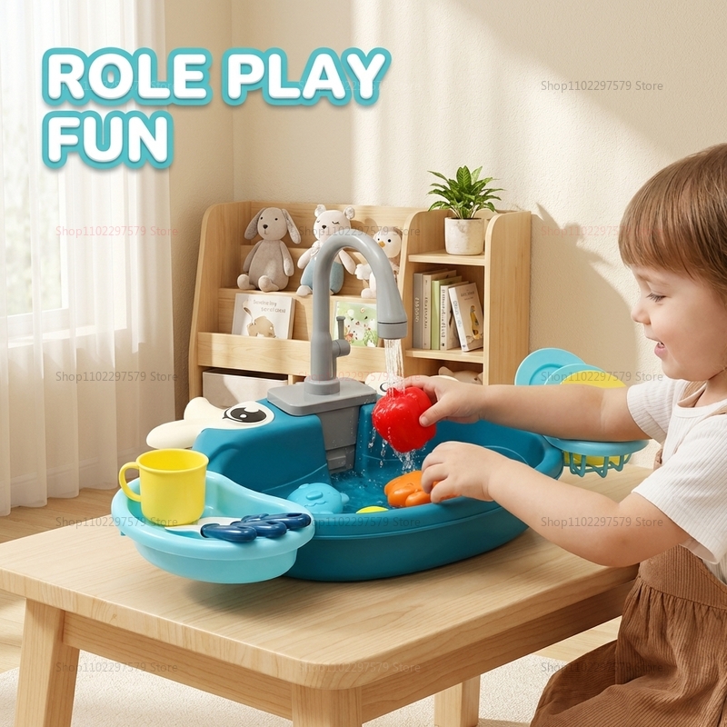 Children Play Kitchen Set with - Kids Outdoor Toys B&Q recension och pris