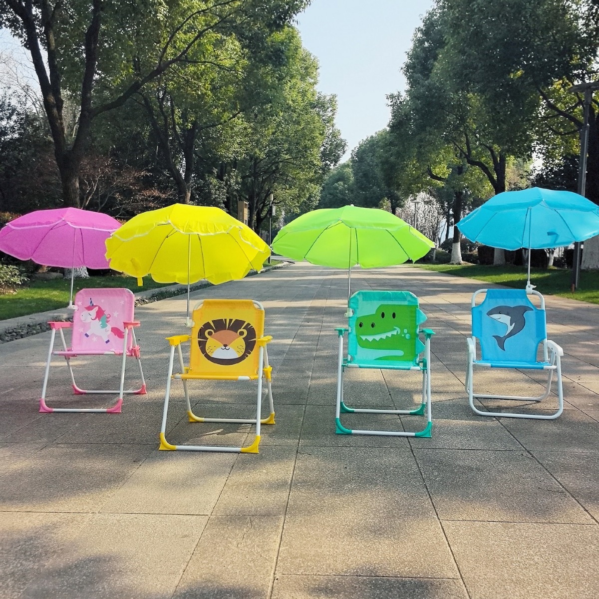Children Outdoor Seat Portable - Kids Outdoor Lounge Chair With Umbrella recension och pris
