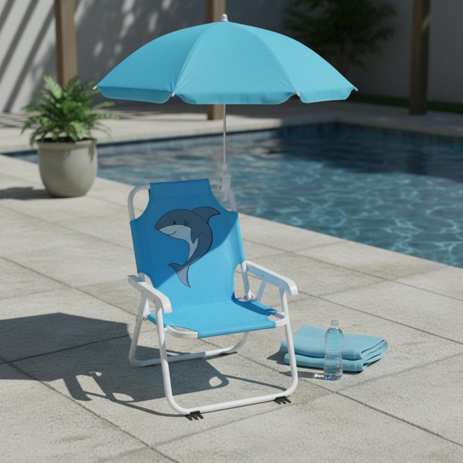 Children Outdoor Seat Portable - Kids Outdoor Lounge Chair With Umbrella recension och pris