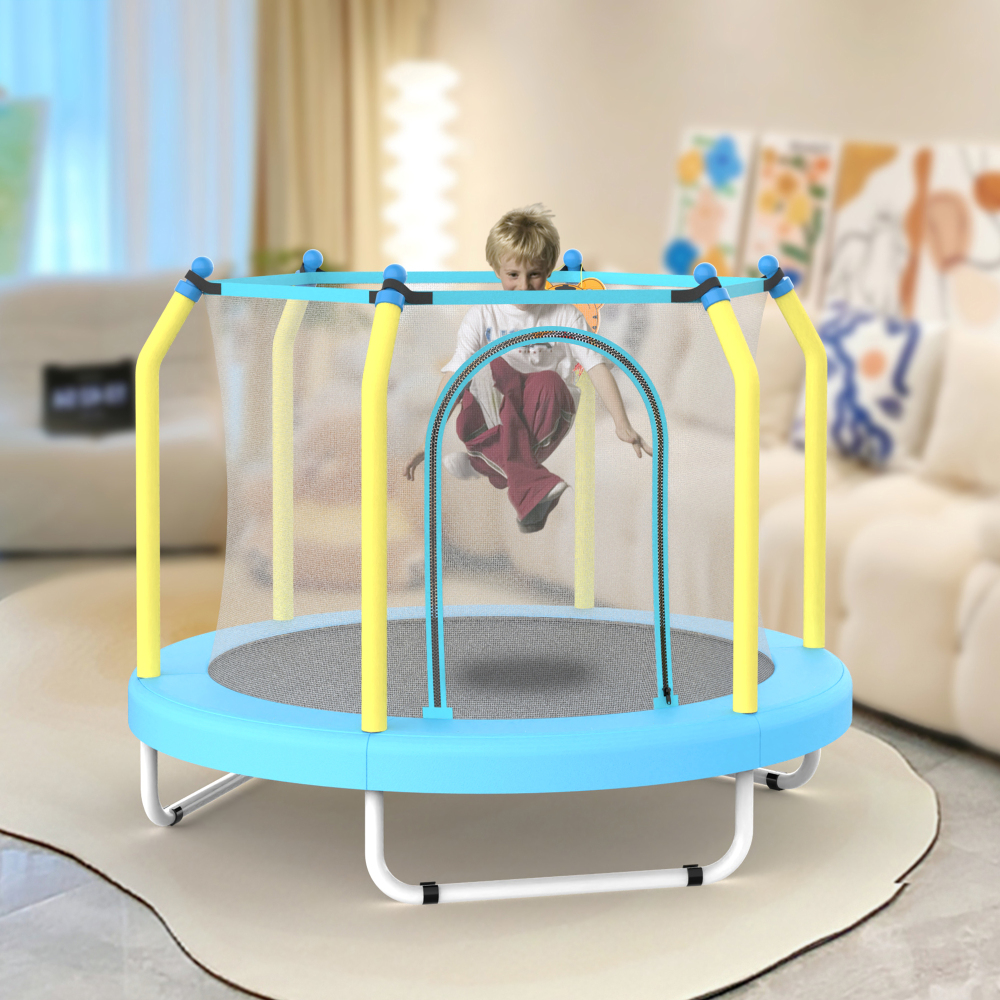 Ye 55-inch Trampoline for Kids - Kids Outdoor Basketball Hoop recension och pris