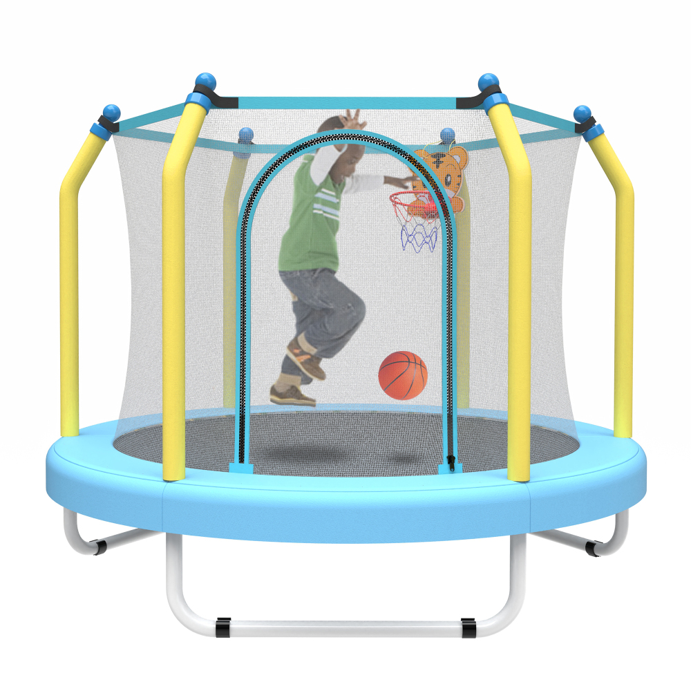 Ye 55-inch Trampoline for Kids - Kids Outdoor Basketball Hoop recension och pris