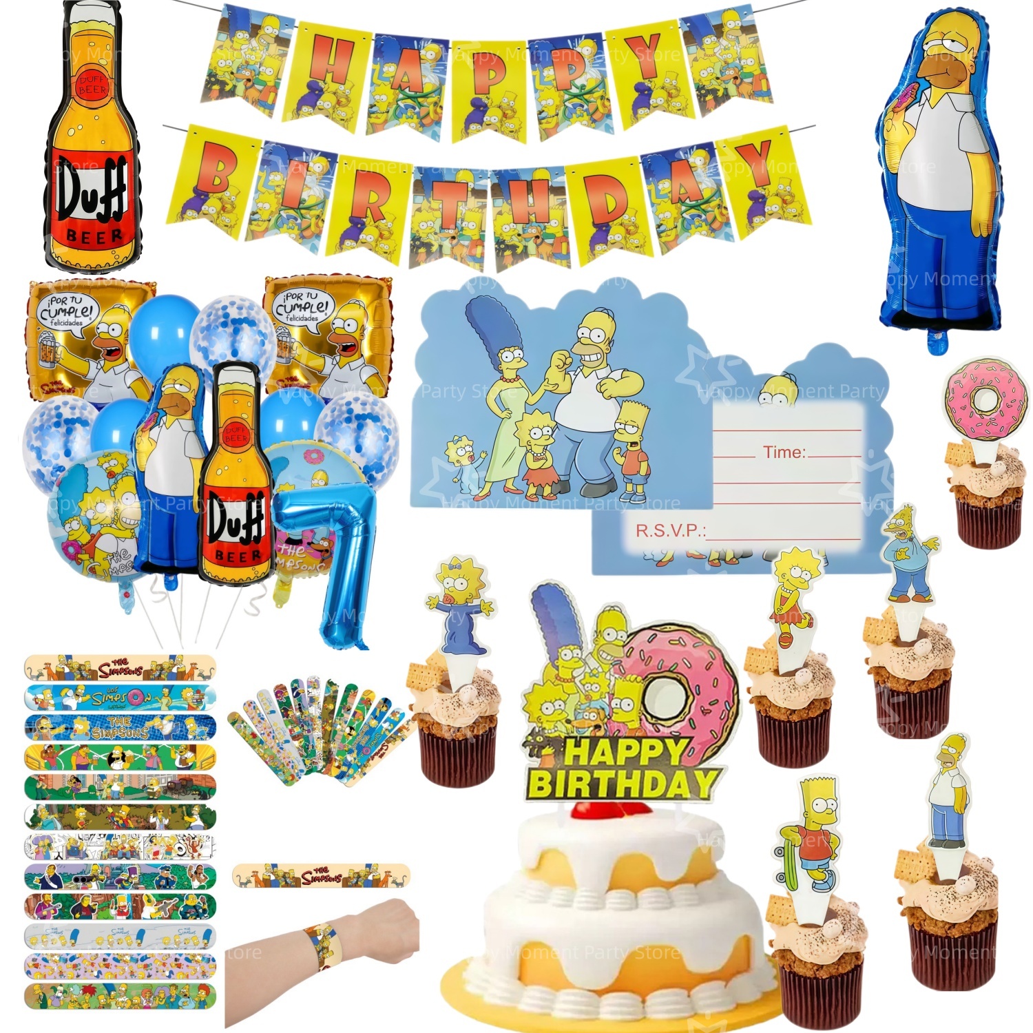 The Simpsonsed Balloons Party  - Kids Outdoor Merry Go Round recension och pris