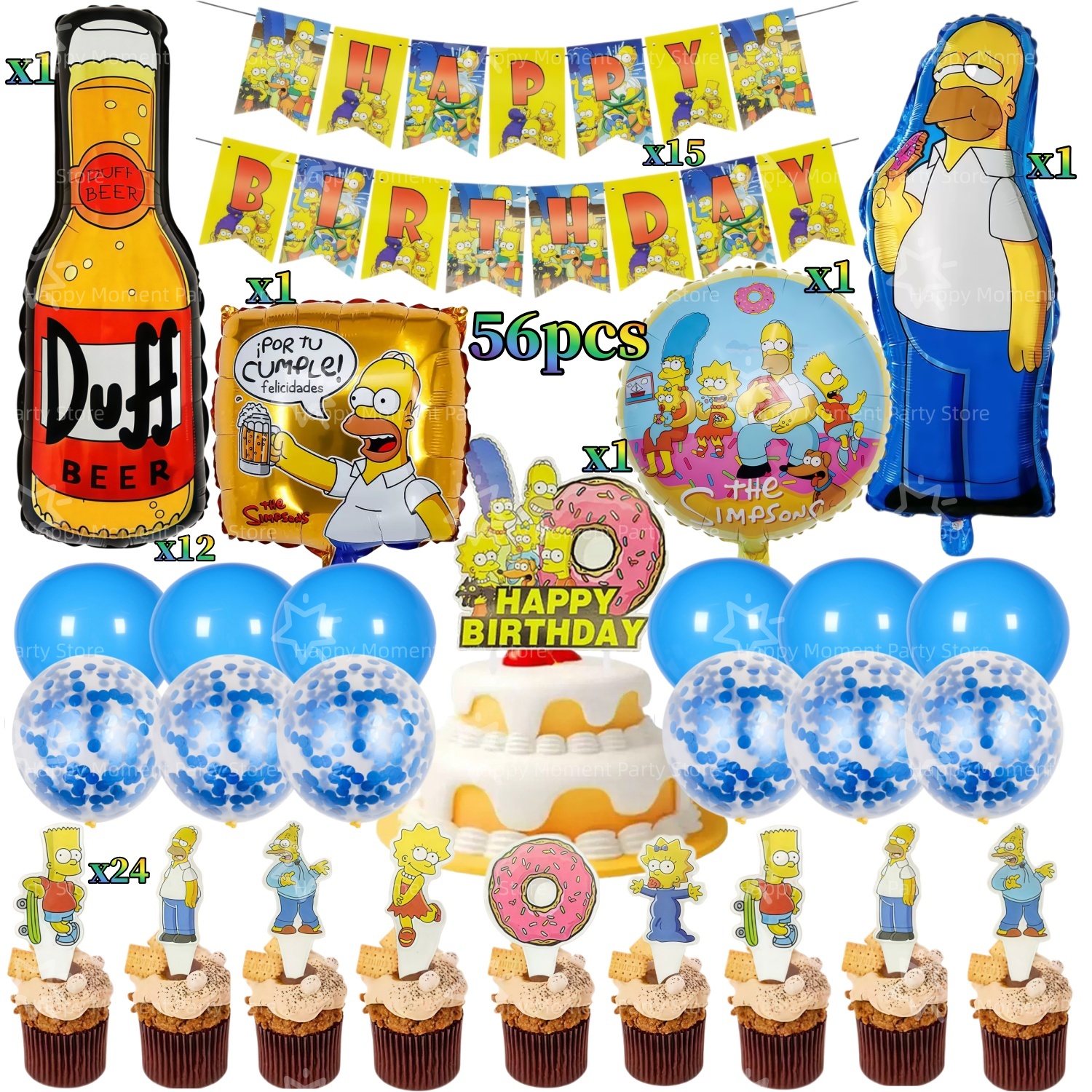 The Simpsonsed Balloons Party  - Kids Outdoor Merry Go Round recension och pris
