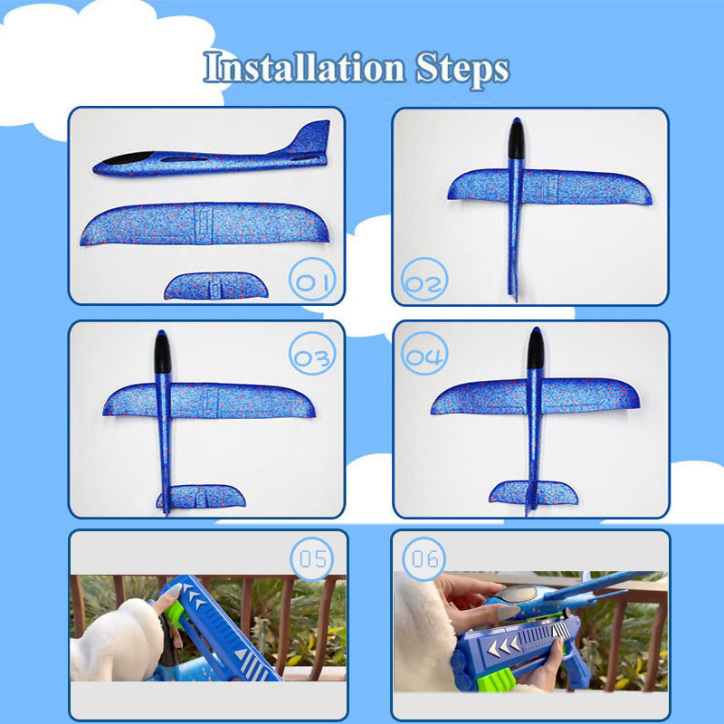 Kids 24/34cm Foam Plane Launch - Kids Outdoor Xmas Gifts recension och pris