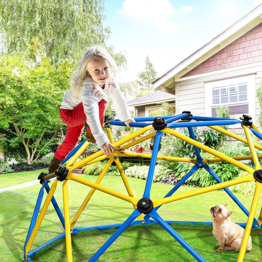 Climbing Dome, Upgraded 6FT Ge - Kids Outdoor Dome Climber recension och pris