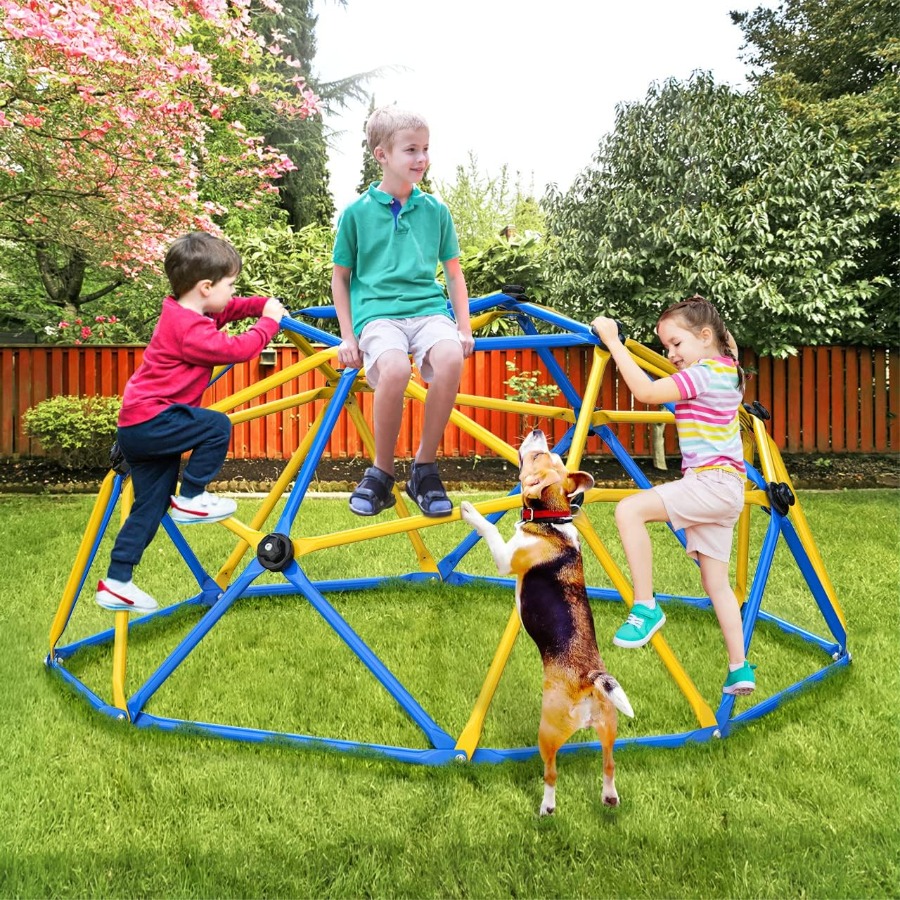 Climbing Dome, Upgraded 6FT Ge - Kids Outdoor Dome Climber recension och pris